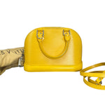 将图片加载到图库查看器，Louis Vuitton Alma BB Epi Jacquard Yellow SHW
