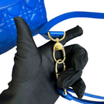 Load image into Gallery viewer, Lady Dior Medium Lambskin Cannage Electric Blue GHW
