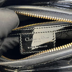 Charger l&#39;image dans la galerie, Lady Dior Medium Patent Quilted Black GHW
