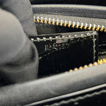 将图片加载到图库查看器，Lady Dior Medium Patent Quilted Black GHW
