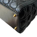 Load image into Gallery viewer, Lady Dior Medium Lambskin Quilted Black GHW
