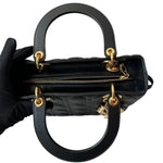 Load image into Gallery viewer, Lady Dior Medium Lambskin Quilted Black GHW
