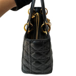 Load image into Gallery viewer, Lady Dior Medium Lambskin Quilted Black GHW
