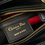 Load image into Gallery viewer, Lady Dior Medium Lambskin Quilted Black GHW
