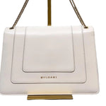 Load image into Gallery viewer, Bulgari Serpenti Forever Shoulder Bag, White Calfskin, Palladium Hardware
