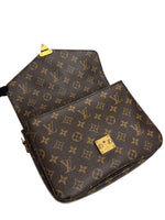 Load image into Gallery viewer, Louis Vuitton monogram handbag with gold hardware on a white background
