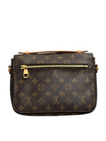 Load image into Gallery viewer, Designer handbag with monogram pattern on a white background
