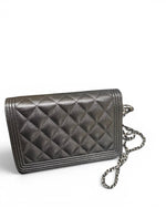 Charger l'image dans la galerie, Chanel LeBoy Wallet on Chain Black Caviar Leather Ruthenium Hardware
