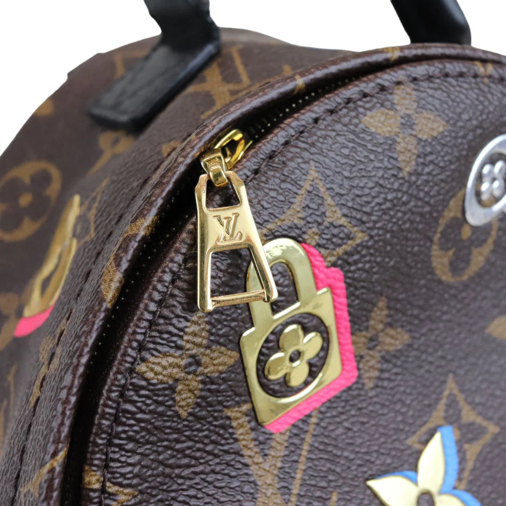 Monogram Love Lock Mini Palm Springs Backpack