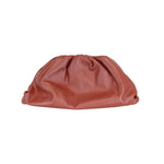 将图片加载到图库查看器，Bottega Veneta Butter Calf the Pouch Oversized Clutch Rust
