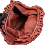 Charger l&#39;image dans la galerie, Bottega Veneta Butter Calf the Pouch Oversized Clutch Rust
