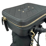 Load image into Gallery viewer, Caviar Quilted Medium CC Filigree Vanity Case Black GHW
