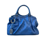 Charger l&#39;image dans la galerie, Sukey Tote Medium Guccissima Leather Blue SHW
