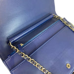 Load image into Gallery viewer, Wallet on Chain WOC Lambskin Blue Ombre SHW
