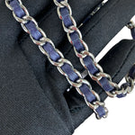 Charger l&#39;image dans la galerie, Wallet on Chain WOC Lambskin Blue Ombre SHW
