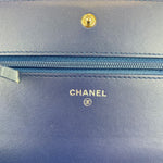 Load image into Gallery viewer, Wallet on Chain WOC Lambskin Blue Ombre SHW
