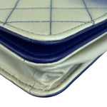 Load image into Gallery viewer, Wallet on Chain WOC Lambskin Blue Ombre SHW
