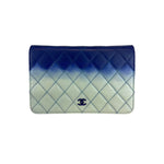 Load image into Gallery viewer, Wallet on Chain WOC Lambskin Blue Ombre SHW
