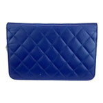 Load image into Gallery viewer, Wallet on Chain WOC Lambskin Blue Ombre SHW
