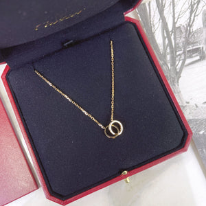 Cartier Interlocking Love Necklace