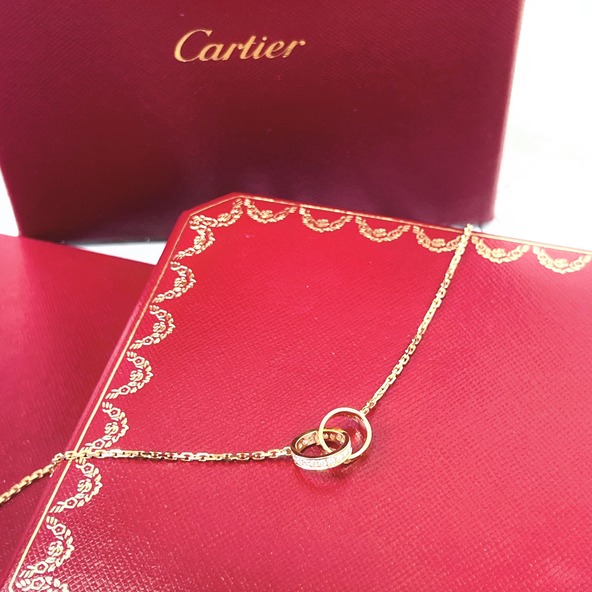 Cartier Interlocking Love Necklace