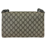 将图片加载到图库查看器，Gucci Dionysus Small Beige GG Supreme Monogram and Red Interior, Silver-tone Hardware
