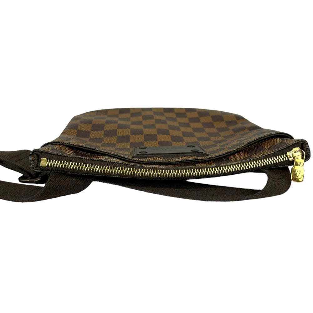 Louis Vuitton Brooklyn Flat Pochette Damier Ebene Brown GHW