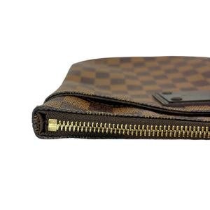 Louis Vuitton Brooklyn Flat Pochette Damier Ebene Brown GHW