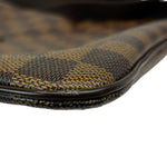 Load image into Gallery viewer, Louis Vuitton Brooklyn Flat Pochette Damier Ebene Brown Gold Tone Hardware
