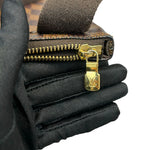 Load image into Gallery viewer, Louis Vuitton Brooklyn Flat Pochette Damier Ebene Brown Gold Tone Hardware
