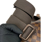 将图片加载到图库查看器，Louis Vuitton Brooklyn Flat Pochette Damier Ebene Brown GHW
