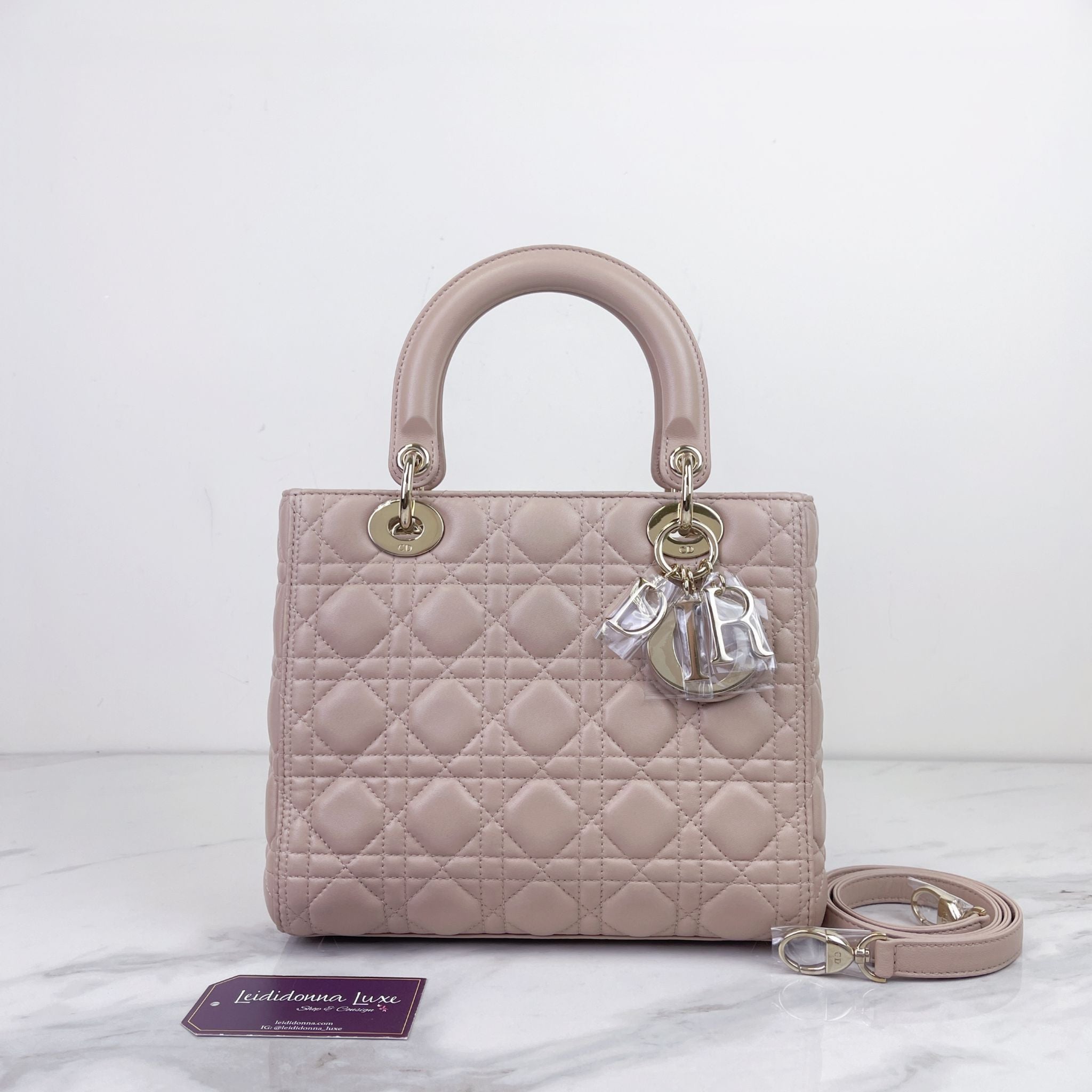 Medium dior lady bag sale