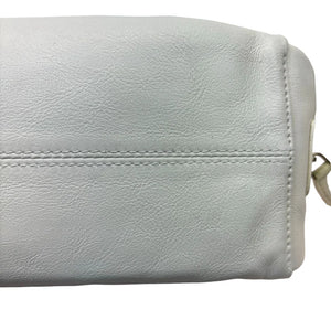 Dioraddict Crossbody Leather Bag White SHW