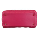 将图片加载到图库查看器，Christian Dior Medium Lady Dior Lambskin Cannage Pink GHW
