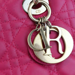 Charger l&#39;image dans la galerie, Christian Dior Medium Lady Dior Lambskin Cannage Pink GHW
