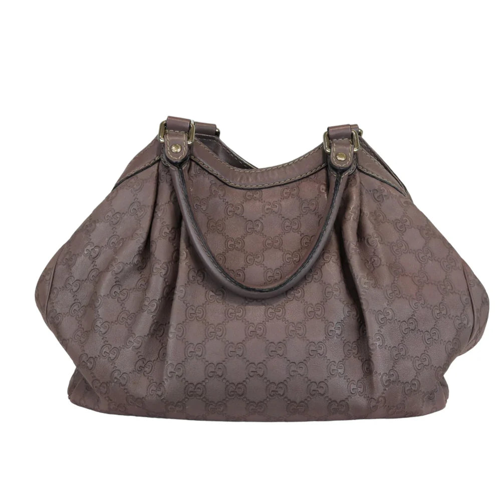 Sukey Tote Medium Guccissima Signature Mauve GHW