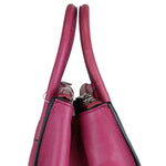 Load image into Gallery viewer, Prada Twin Pocket Leather Satchel Pink Silver Tone Hardware
