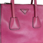 Load image into Gallery viewer, Prada Twin Pocket Leather Satchel Pink Silver Tone Hardware
