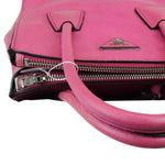 将图片加载到图库查看器，Prada Twin Pocket Leather Satchel Pink SHW
