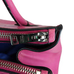 Charger l&#39;image dans la galerie, Prada Twin Pocket Leather Satchel Pink Silver Tone Hardware
