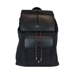 Christian Dior Motion Backpack Calfskin Nylon Black SHW