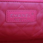 将图片加载到图库查看器，Chanel 22 Drawstring Rainbow Hardware Calfskin Quilted Pink
