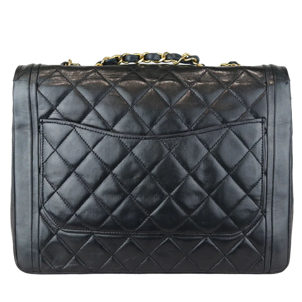 Chanel Vintage Single Flap Small Calfskin Black GHW