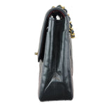 将图片加载到图库查看器，Chanel Vintage Single Flap Small Calfskin Black GHW
