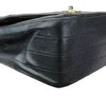 将图片加载到图库查看器，Chanel Vintage Single Flap Small Calfskin Black GHW
