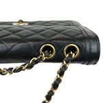 Load image into Gallery viewer, Chanel Vintage Single Flap Small Calfskin Black GHW
