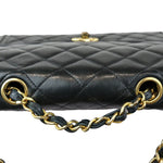 Load image into Gallery viewer, Chanel Vintage Single Flap Small Calfskin Black GHW
