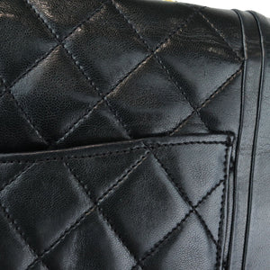 Chanel Vintage Single Flap Small Calfskin Black GHW