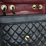 Load image into Gallery viewer, Chanel Vintage Single Flap Small Calfskin Black GHW
