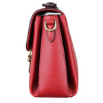 Load image into Gallery viewer, Gucci Dollar Interlocking G Top Handle Medium Calfskin Red Gold Hardware
